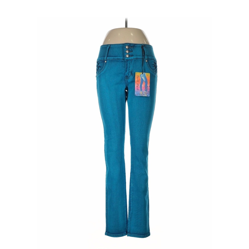 Tush Push High Waisted‎ Lace Up Pocket Skinny Jeans Size 11